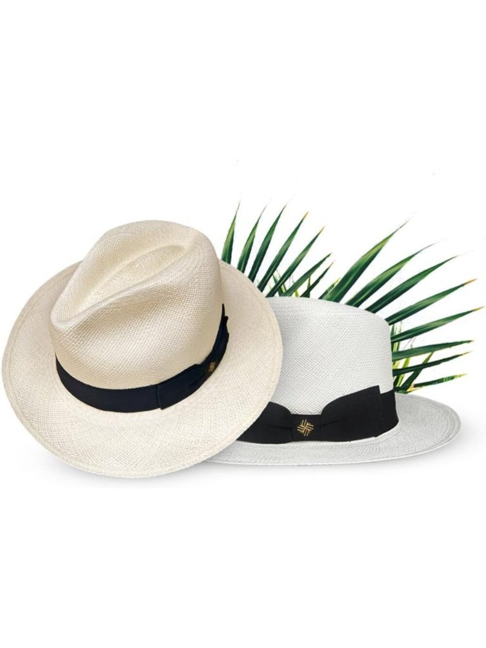 Handmade Short Brim Straw Fedora - Lightweight & Breathable Summer Panama Hat